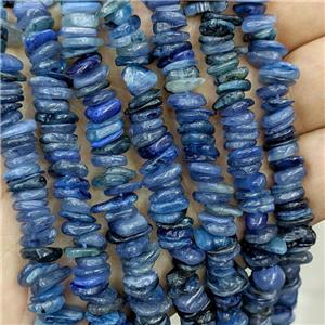 Natural Blue Kyanite Chips Beads Freeform, approx 7-11mm