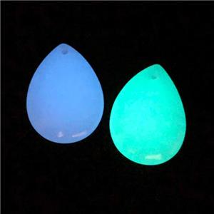 noctilucent stone teardrop pendants, mixed, approx 18-25mm