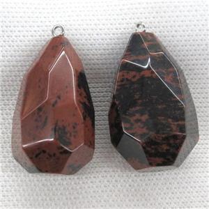 Autumn Jasper pendant, freeform, approx 20-40mm