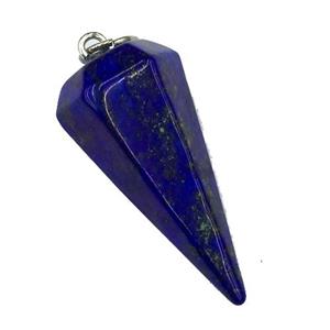 blue Lapis pendulum pendant, approx 15-30mm
