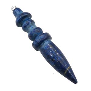 Natural Blue Lapis Lazuli Pendulum Pendant, approx 14-65mm