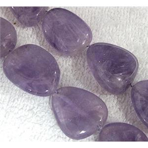 natural Amethyst Bead, freeform, approx 20-30mm, 16.5 inches