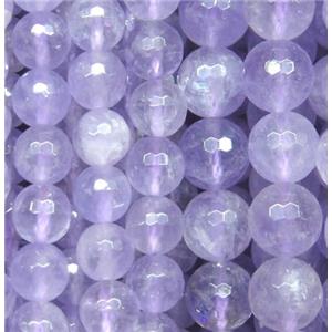 ametrine bead, faceted round, AB-grade, approx 12mm dia