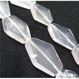 clear quartz bead, freeform, approx 20-40mm