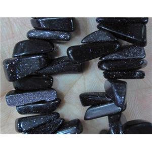bluesand stone bead chips, freeform, approx 15-20mm