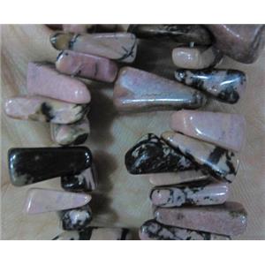 rhodonite bead chips, freeform, approx 15-20mm