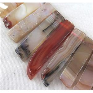 agate stick beads, approx 15-50mm