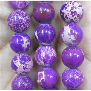 purple Imperial Jasper Jasper beads, round, approx 4mm dia