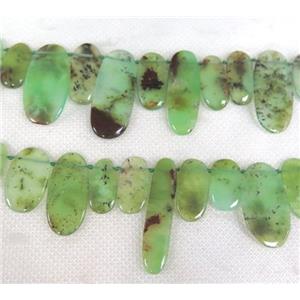 Australian Chrysoprase beads, green, A-grade, approx 10-40mm