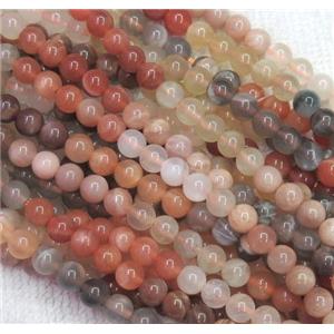 mix moonstone beads, round, approx 8mm dia