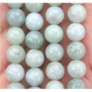 round Burmese Chrysoprase beads, approx 8mm dia