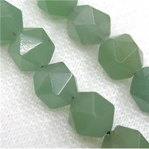 Green Aventurine Beads Cutted Round, approx 10mm dia