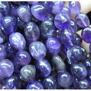 purple Amethyst pebble beads chips, freeform, approx 6-10mm