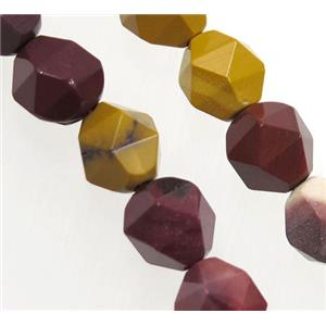 Mookaite Beads Cutted Round, approx 10mm