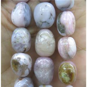 pink opal nugget beads, freeform, approx 12-16mm