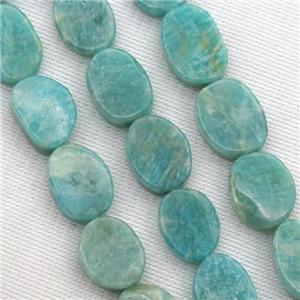 green Amazonite beads, matte, freeform, approx 10-16mm