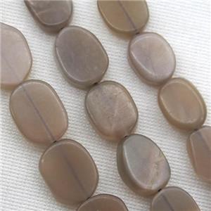 MoonStone beads, matte, freeform, approx 10-16mm