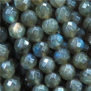 faceted round Labradorite beads, approx 10mm dia