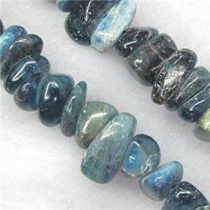 kyanite beads, chip, blue, approx 6x10mm, 15.5 inches