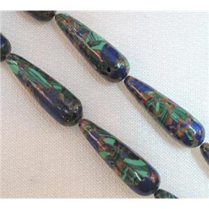 gemstone bead, teardrop, approx 10-40mm, 15.5 inches