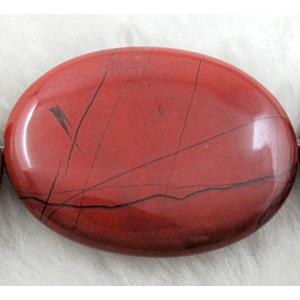 Red Jasper oval beads, 30x40mm, 10pcs per st