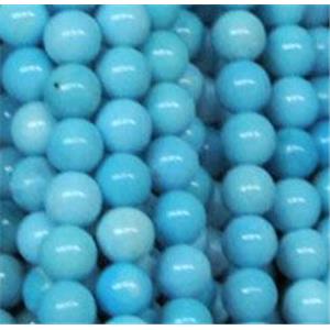 tiny turquoise bead, round, blue, approx 3mm dia, 130pcs per st