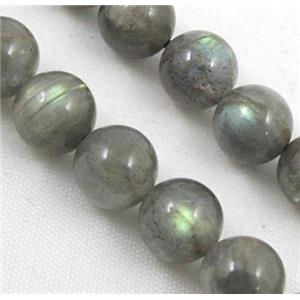 Labradorite beads, round, approx 10mm dia