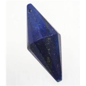 blue Lapis Lazuli pendulum pendant, approx 15-38mm