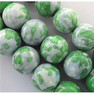 rainforest stone bead, lavender, stability, round, 10mm dia, approx 40pcs per st