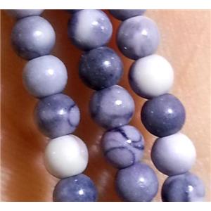 purple Rainforest Stone beads, round, stability, approx 3mm dia, 15.5 inches