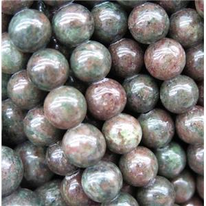 African red Garnet beads, round, approx 10mm dia