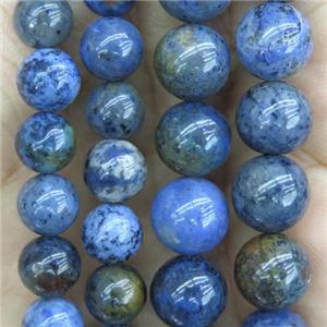 blue Sunset Dumortierite Beads, round, approx 6mm dia