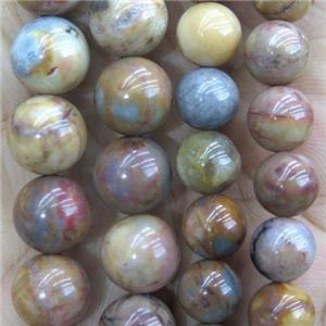round Venus Jasper Beads, multi-color, approx 8mm dia