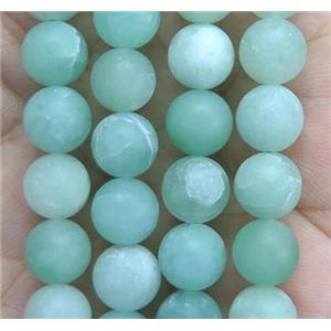 matte round Burman Chrysoprase Beads, approx 10mm dia