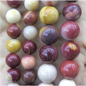round Mookaite Beads, approx 10mm dia