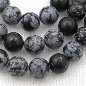 snowflake jasper beads, round, approx 10mm dia, 38pcs per st