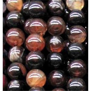 fancy agate beads, round, approx 10mm dia, 38pcs per st