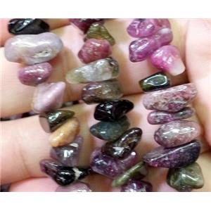 tourmaline chips beads, freeform, approx 5-8mm, 15.5 inches