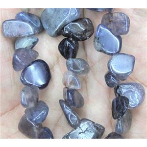blue tourmaline chip beads, freeform, approx 8-15mm, 15.5 inches