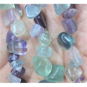 rainbow tourmaline chip beads, freeform, approx 8-15mm, 15.5 inches