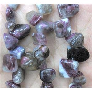 tourmaline chip beads, freeform, approx 8-15mm, 15.5 inches
