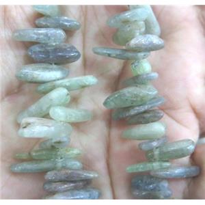 labradorite chip beads, freeform, approx 15-30mm, 15.5inches