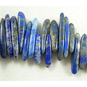 Lapis Lazuli beads, Erose Chip, 4x20mm