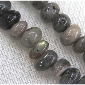 labradorite beads, chip, freeform, approx 6-10mm, 15.5 inches