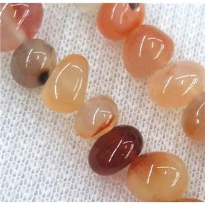 red carnelian chip beads, freeform, approx 6-10mm, 15.5 inches