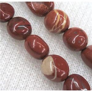 red jasper chips bead, freeform, approx 6-10mm, 15.5 inches
