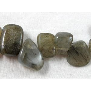 labradorite beads, Chip, Top-Drilled, 6-10mm wide,8-12mm length, 16 inch length