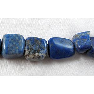 Lapis Lazuli beads, Erose chip, 10x12-17mm, 16 inch length