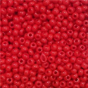 Red Glass Seed Beads Rondelle A-Grade, approx 2mm, 3500pcs