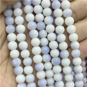 Ceramic Glass Beads Smooth Round, approx 8mm dia